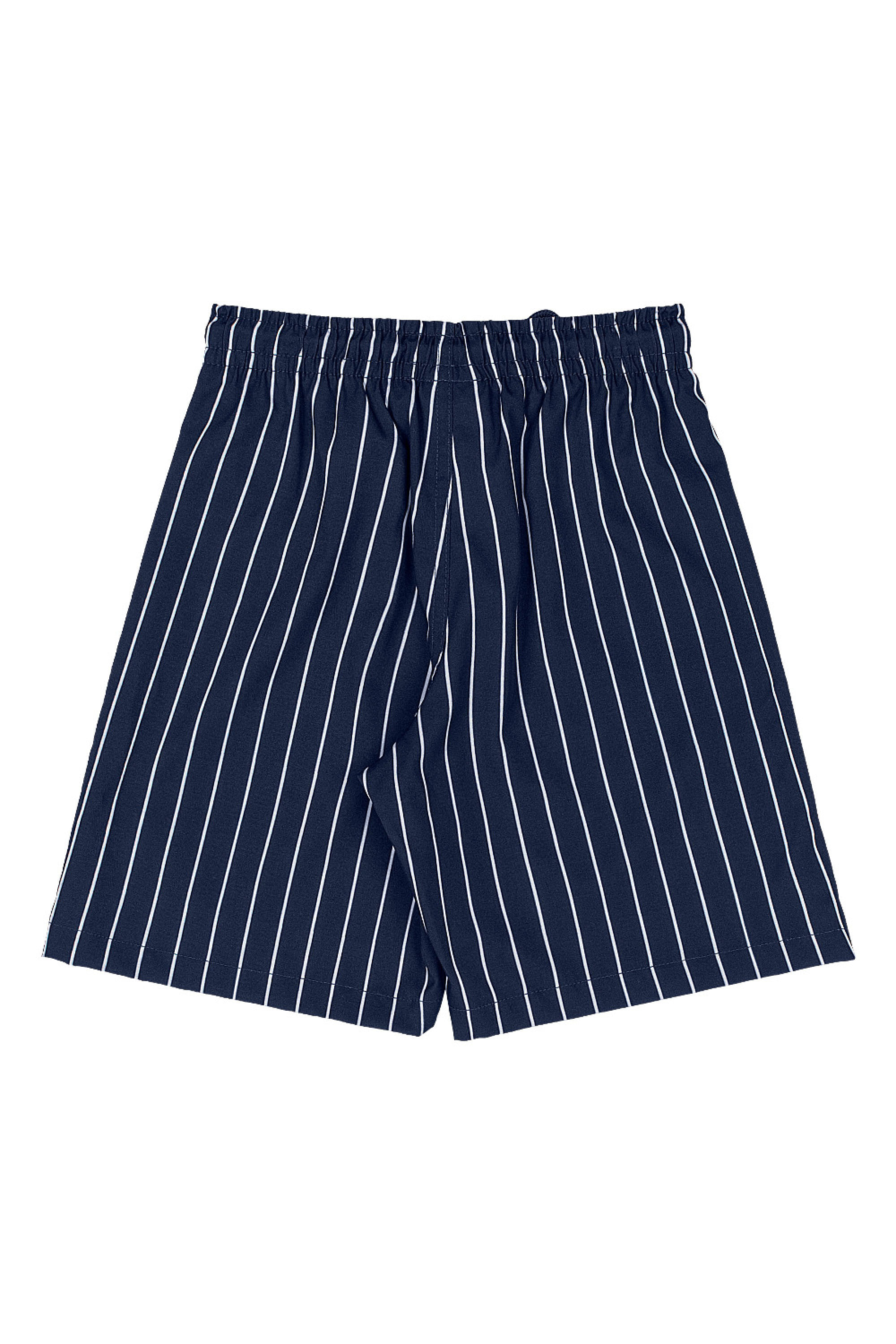 Conjunto Infantil com Camiseta e Bermuda Listrada (Vermelho) Quimby - Imagem 36